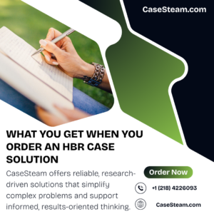 What You Get When You Order an HBR Case Solution