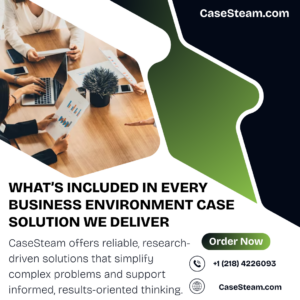 What’s Included in Every Business Environment Case Solution We Deliver